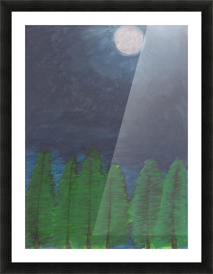 Midnight Light Picture Frame print