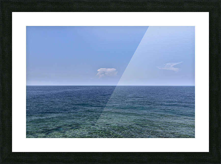 Mediterranean on the horizon Picture Frame print