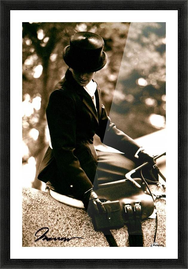 Sidesaddle at Upperville Picture Frame print