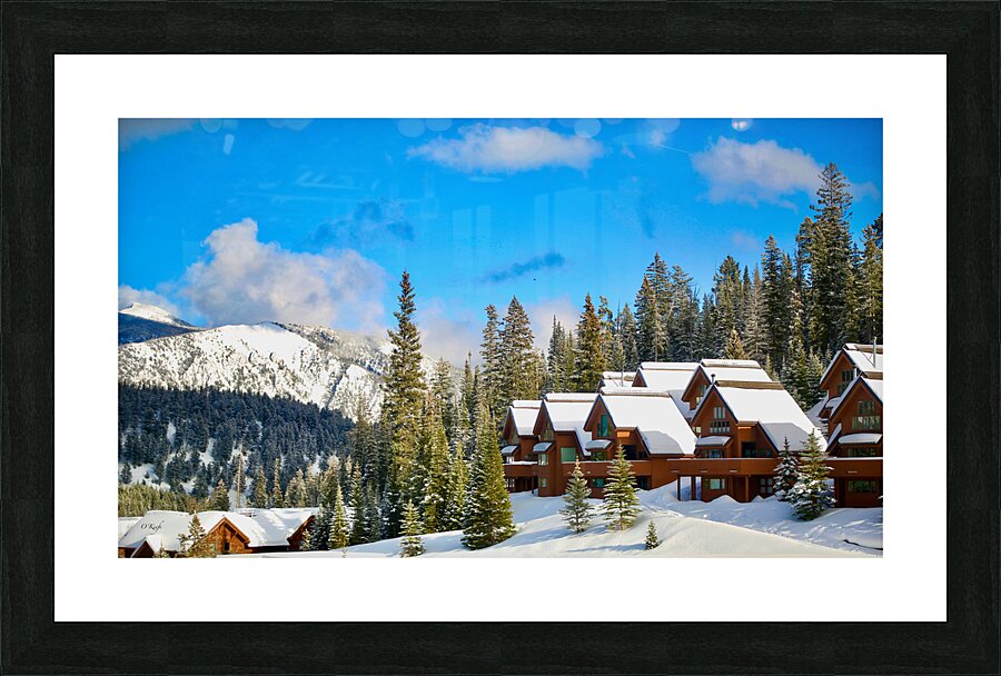 Big Sky Cottages Picture Frame print