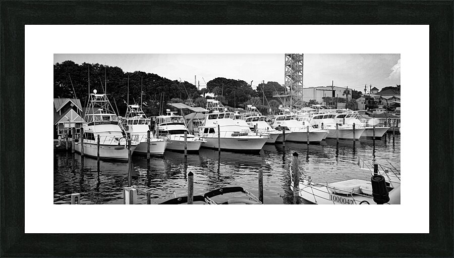 Charter Fleet 3 Picture Frame print