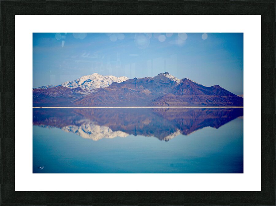 Salt Flats Picture Frame print