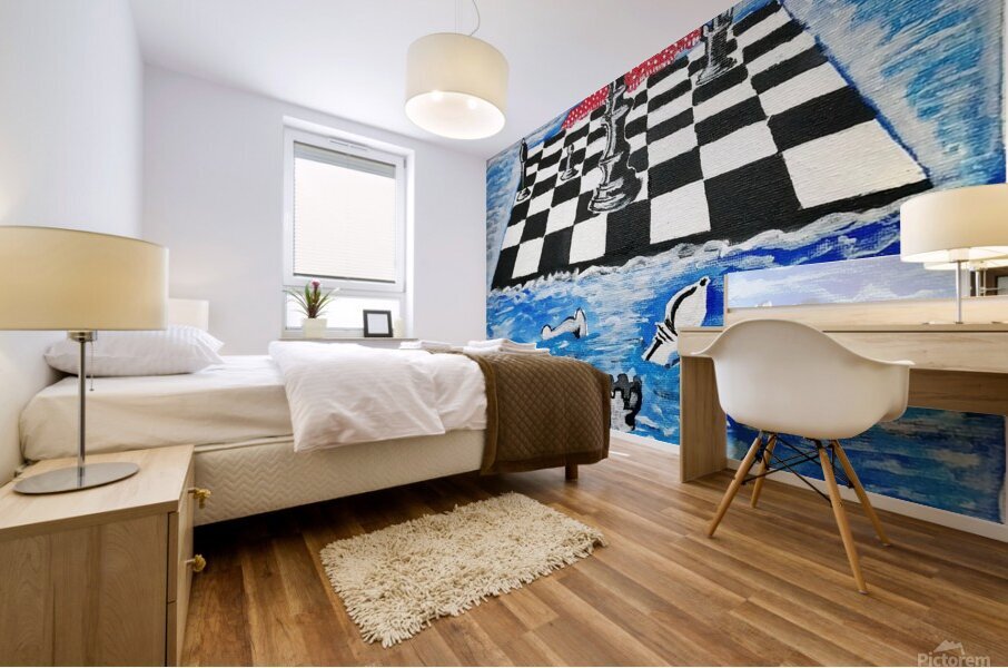 The King Mural print