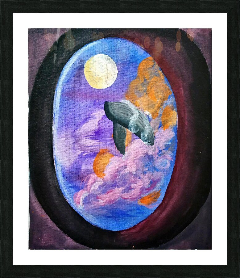 Window view Picture Frame print