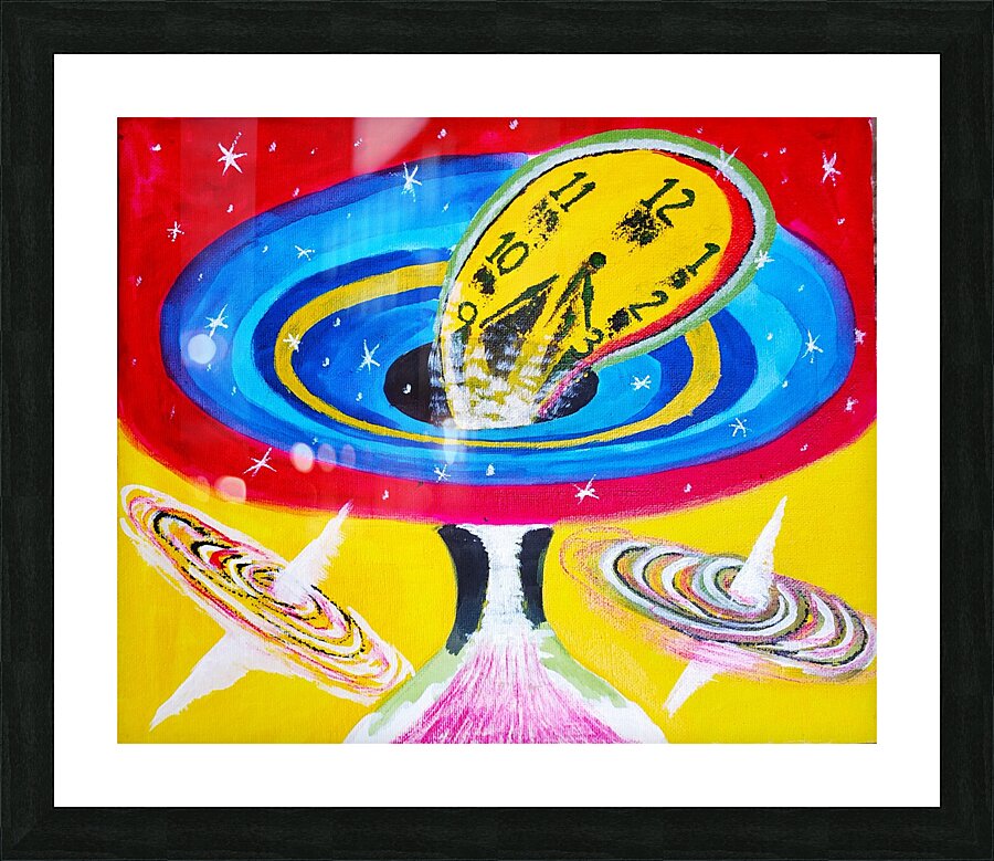 Space Time & Matter 3 Picture Frame print