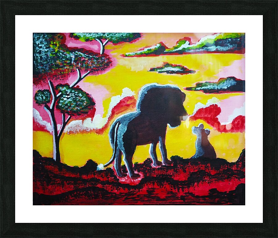 The Lion King Picture Frame print