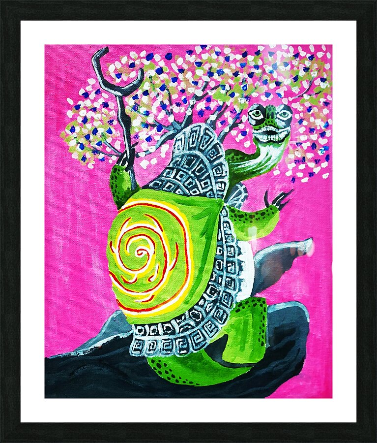 Grand Master Oogway Picture Frame print