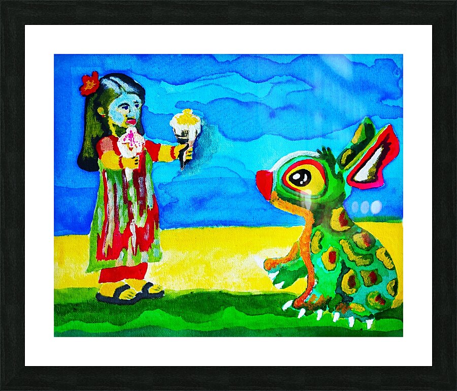 Unspoken Compassion Picture Frame print