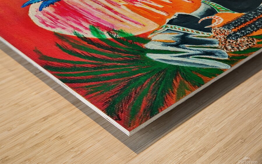 Africa Africa Wood print