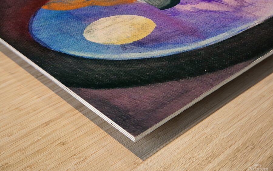 Window view Wood print