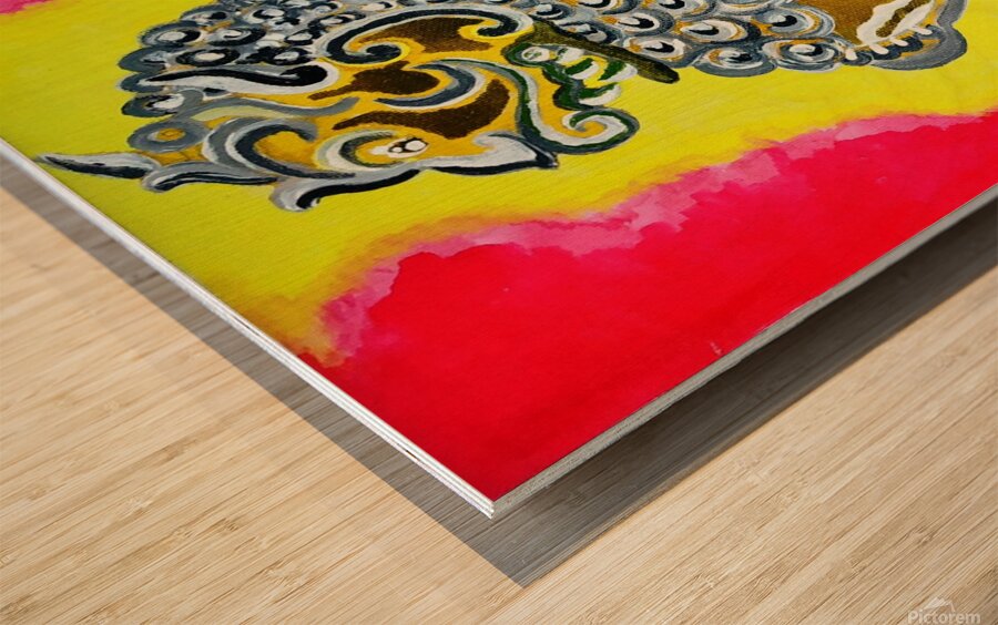 Majestic Lion Wood print