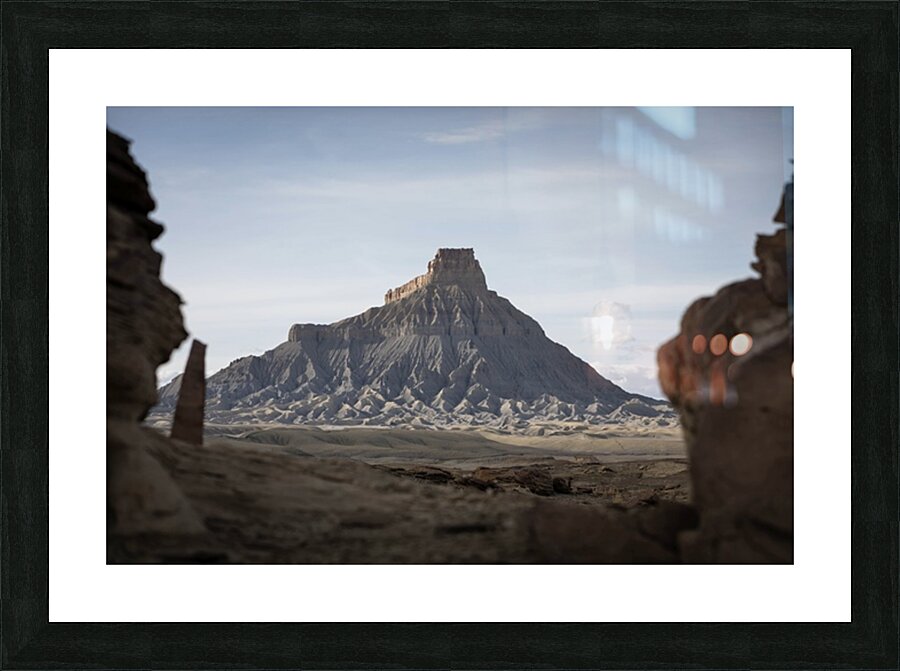 Factory Butte Picture Frame print