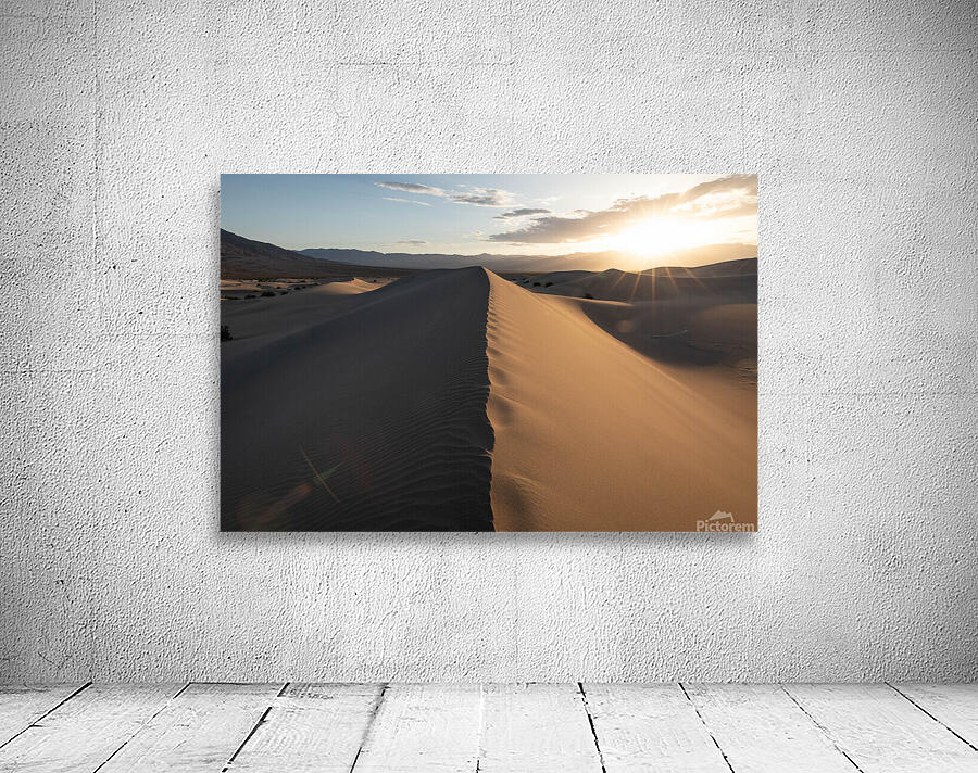 Mesquite Flat Sunset Wall Preview