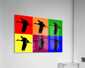 Pop Art Cranes  2 Acrylic Print