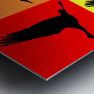 Pop Art Cranes  1 Metal print