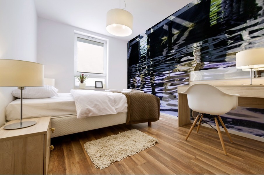 water reflection Mural print