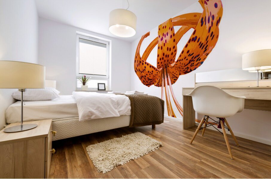 Turks Cap Lily Mural print