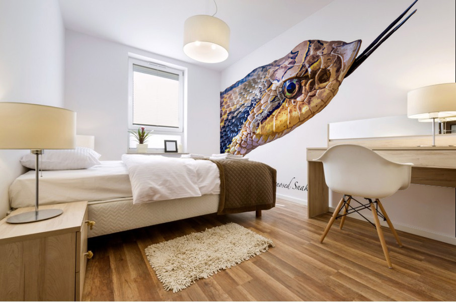 Eastern Hognosed Snake Mural print