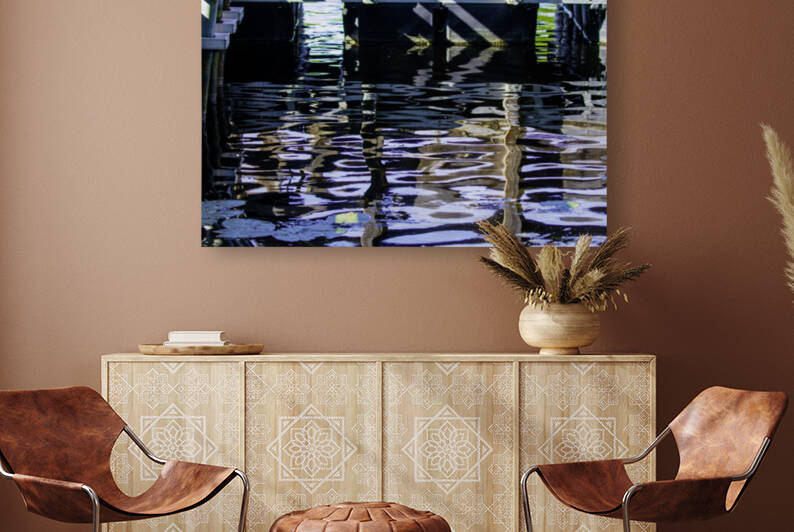 water reflection by Joe Riederer