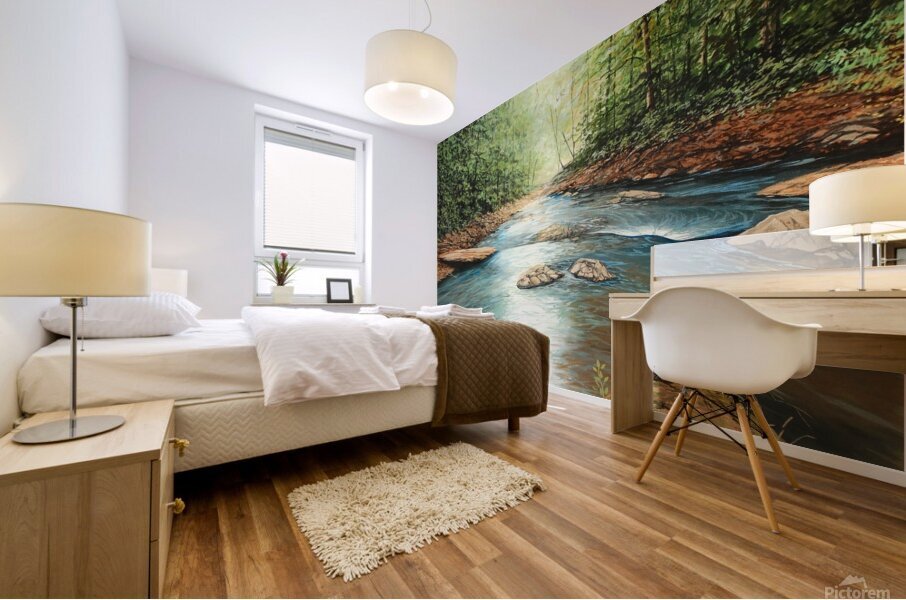 Rene s Creek Mural print