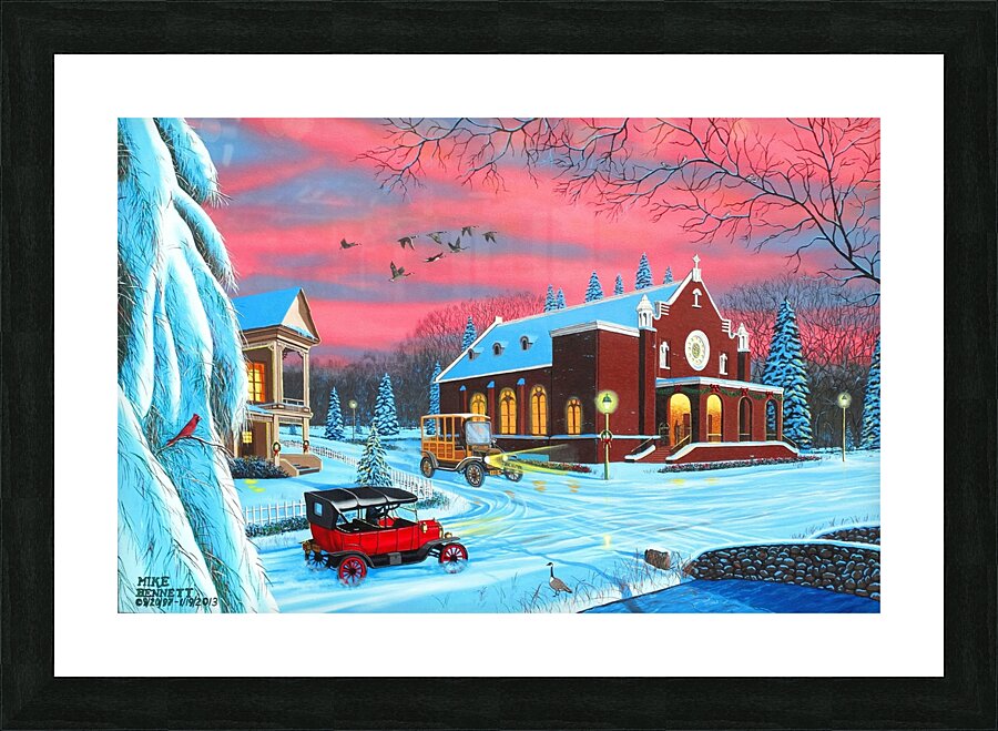 Christmas at St. Bernardines   Picture Frame print