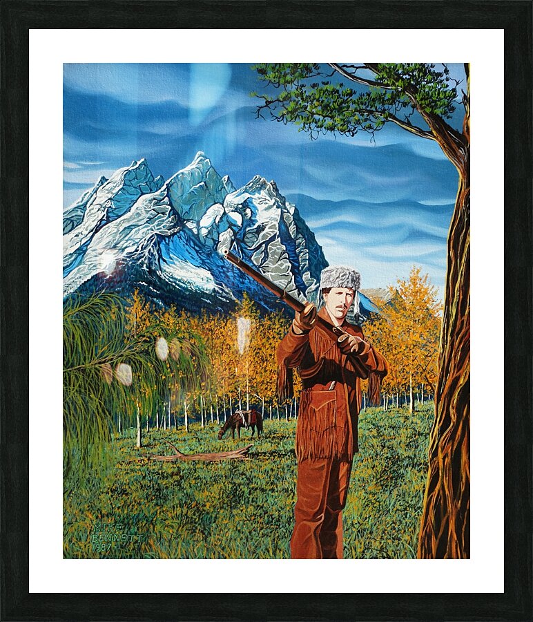 Mountain Man  Picture Frame print
