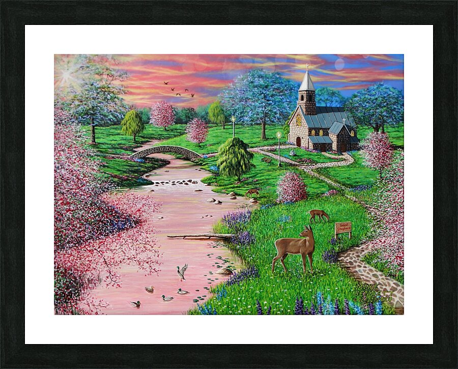 Creekside Church Picture Frame print