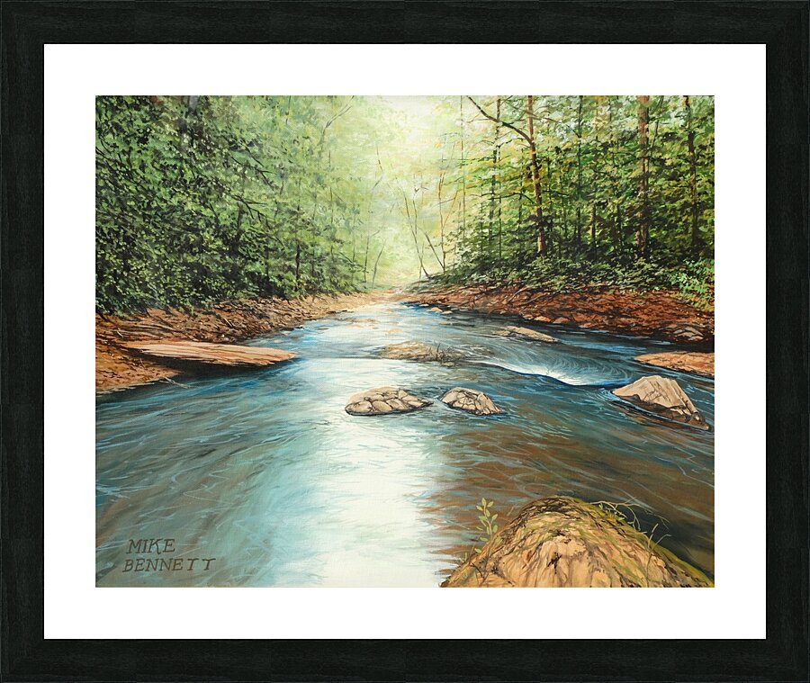 Rene s Creek Picture Frame print
