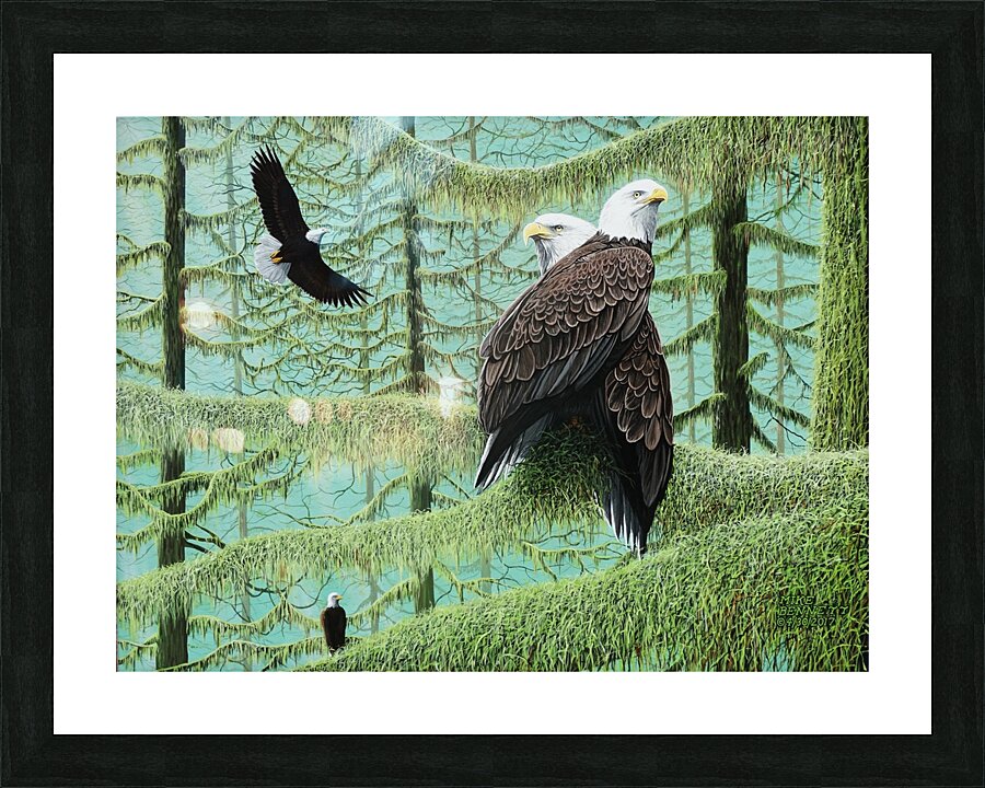 A Gathering of Eagles Picture Frame print