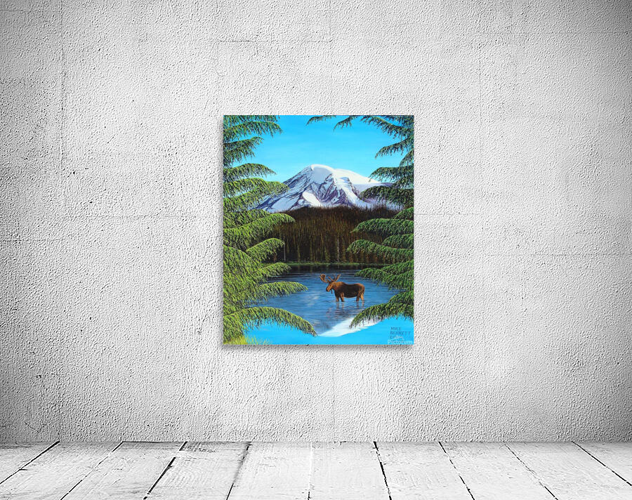 Moose at Mt. Rainier   Wall Preview