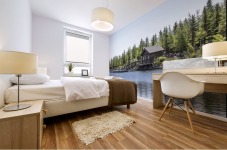 Promontory Guide Cabin Mural print
