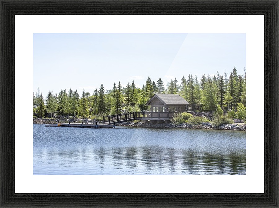 Promontory Guide Cabin Picture Frame print