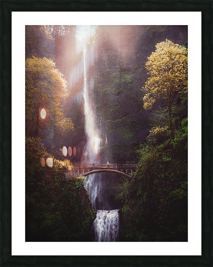 Golden Spring Flow  Picture Frame print