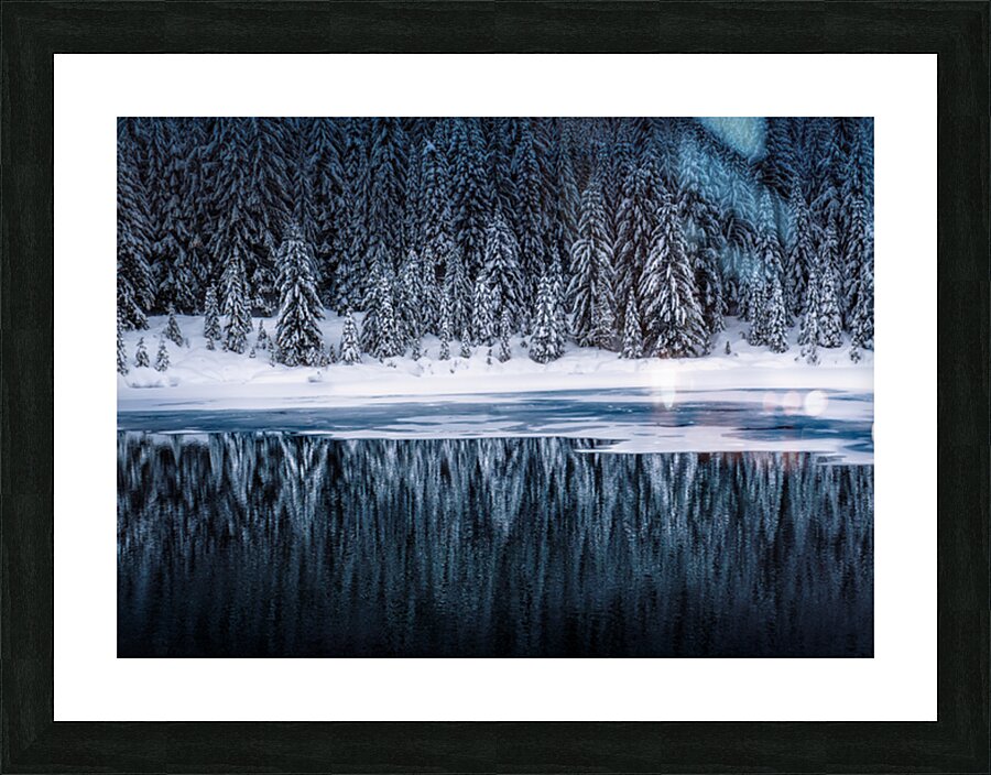 Winter Infinity  Picture Frame print