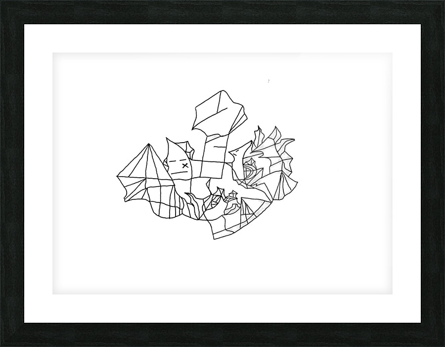 Fred Bugs The hidden place Picture Frame print