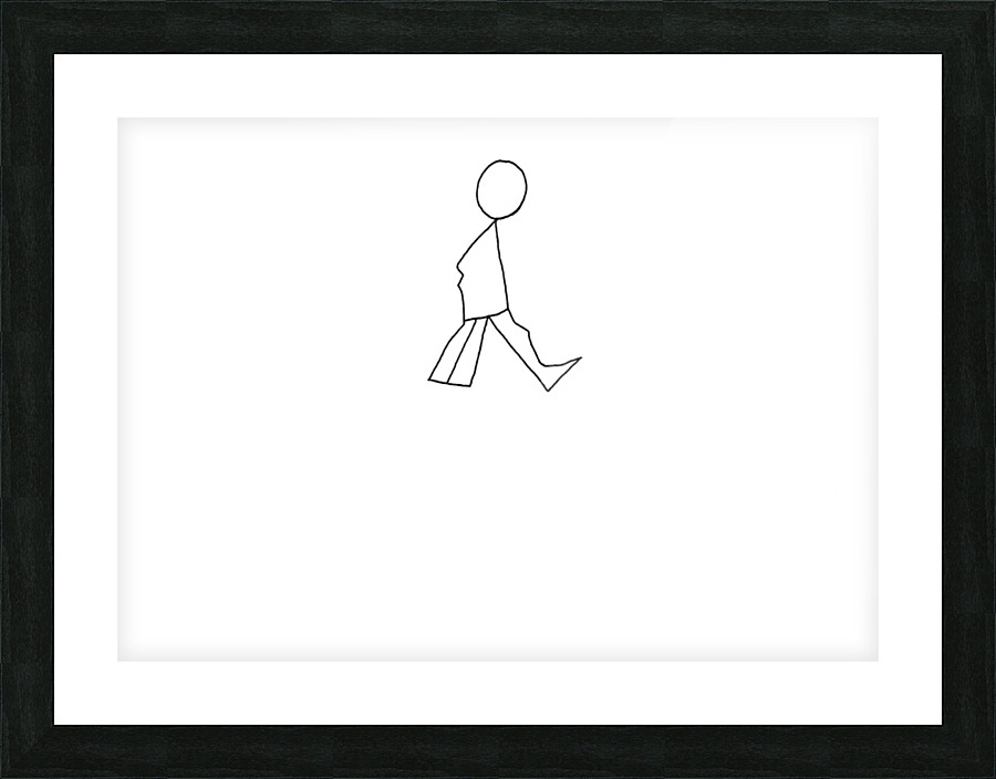 Fred Bugs Walk Picture Frame print