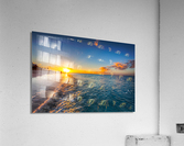 Grace Bay Beach sunset Acrylic Print