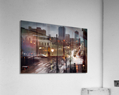 Rain on 6th Acrylic Print