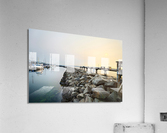 Twilight pier Acrylic Print