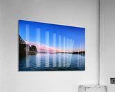 Sun down and moon up Acrylic Print