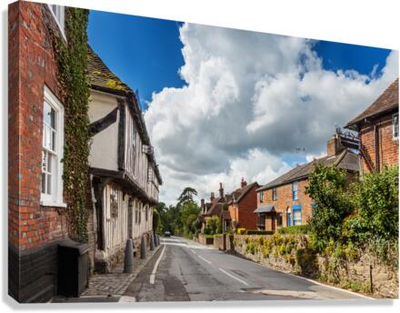 Upper Street Hollingbourne Canvas Print