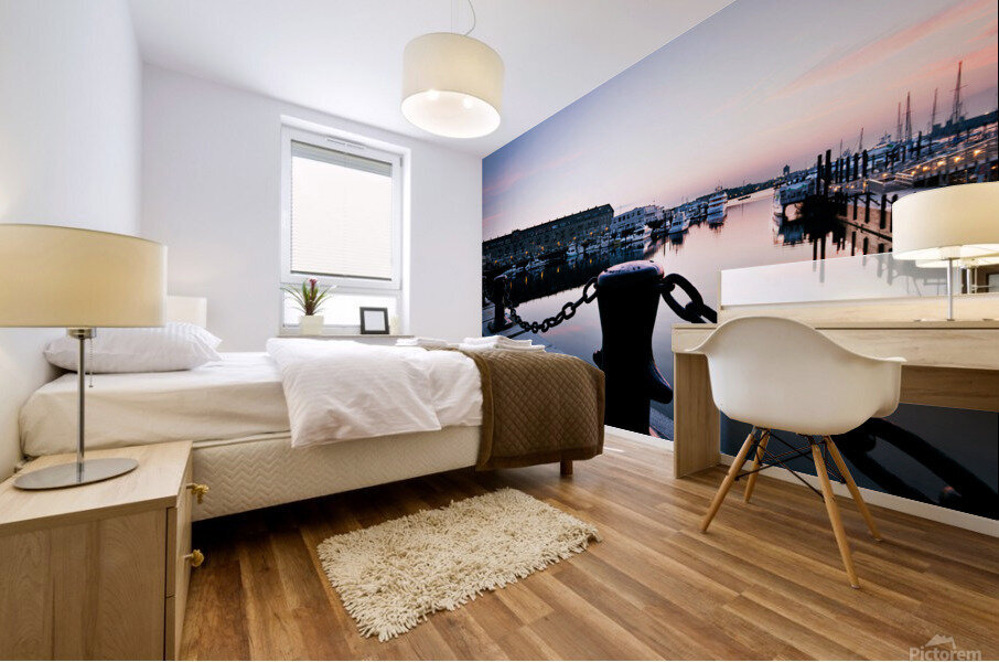 Boston Harbor Mural print