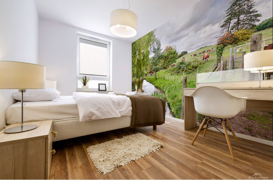 Small Kent farm Mural print