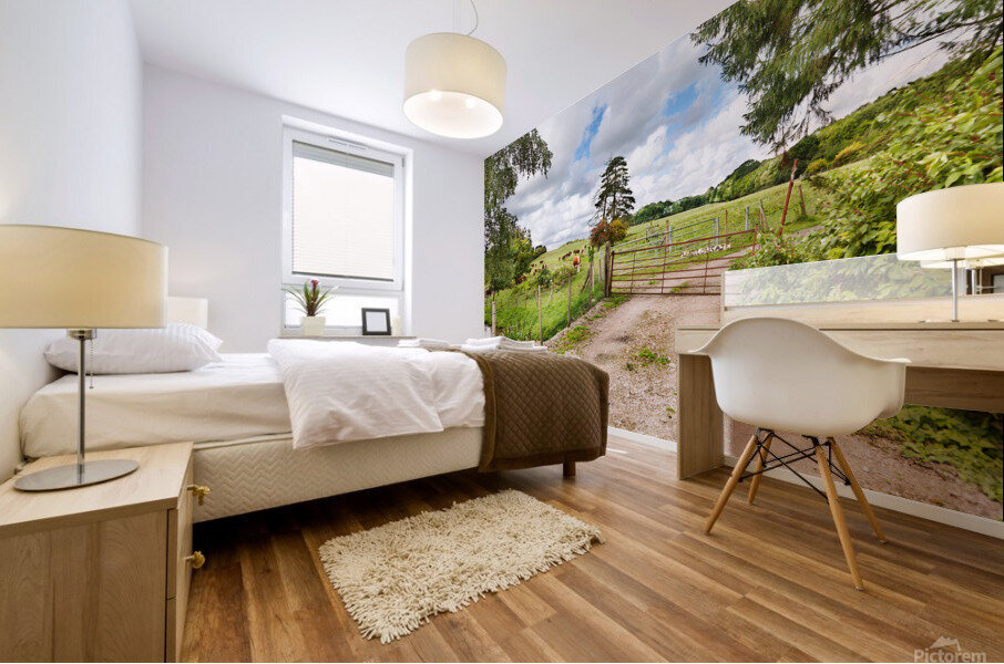 Farm entrance Mural print