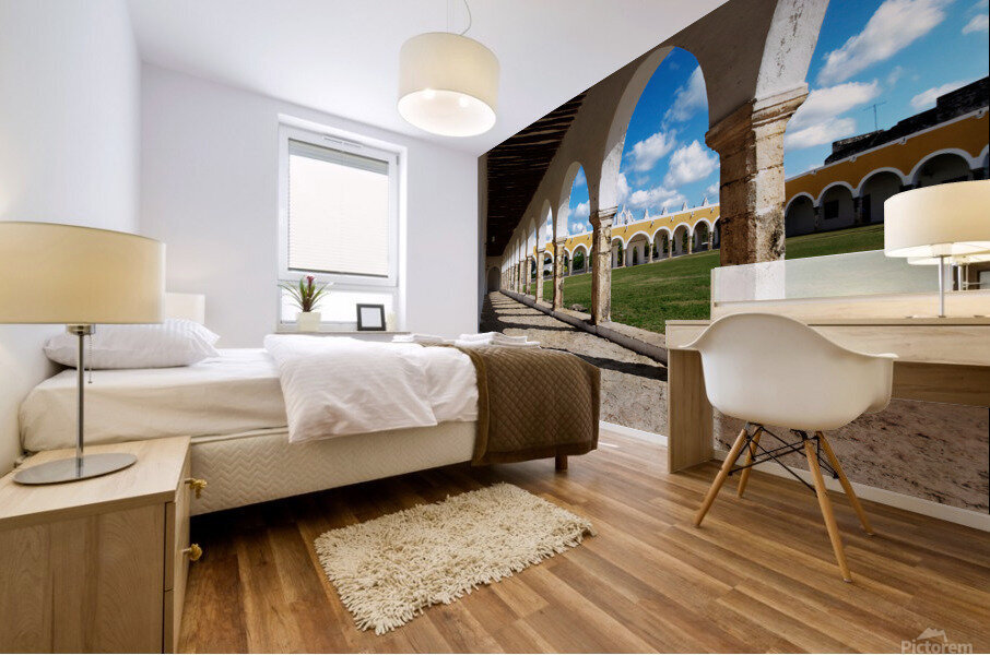 Convent courtyard Mural print