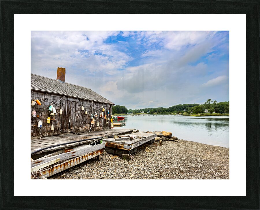 Cape Neddick River Picture Frame print