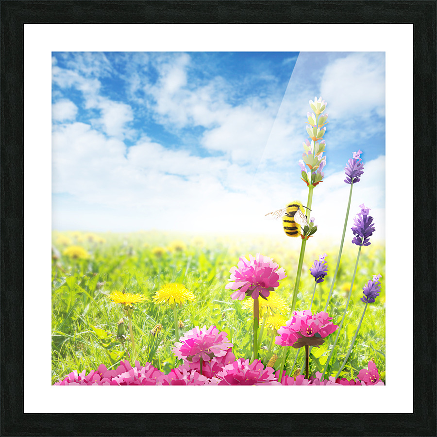 Busy bee Picture Frame print