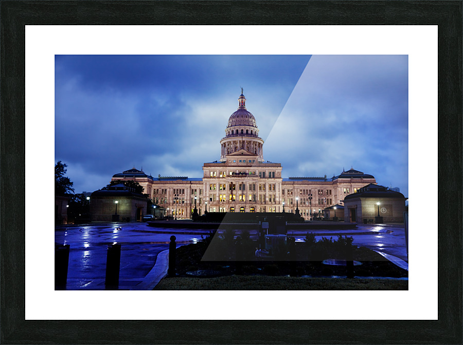 Austin Texas Capitol Picture Frame print