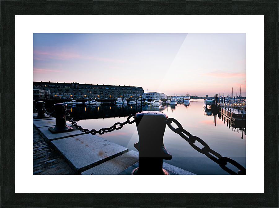 Boston Harbor Picture Frame print