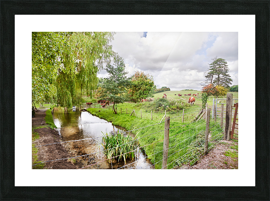 Small Kent farm Picture Frame print